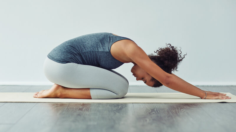 Child’s Pose Stretch
